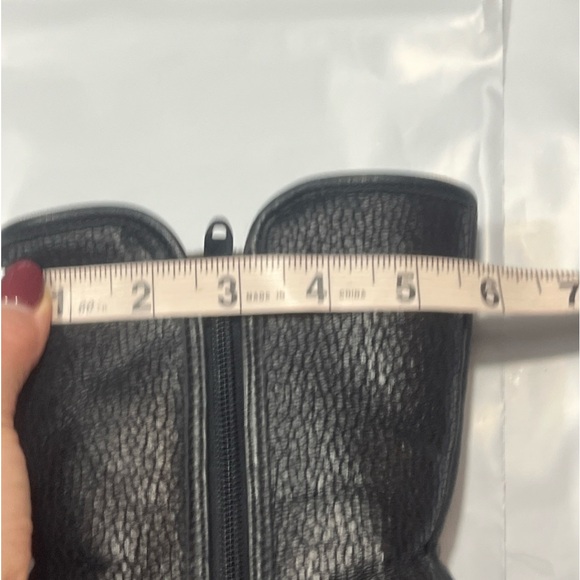 TOE WARMERS CANADA BLACK Leather FUR LINED Zip up Winter BOOTS T08665 WOMEN 7.5M - Picture 3 of 16